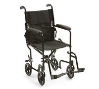 Drive Medical Aluminium Folding Transport Wheelchair with Foot Rests