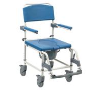 Drive Medical Aston Lightweight PU Seat Shower Commode Chair