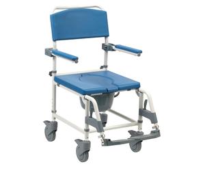 Drive Medical Aston Lightweight PU Seat Shower Commode Chair