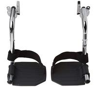 Drive Medical Chrome Swing Away Footrests with Aluminum Footplates, Chrome