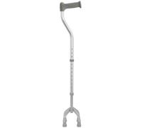 Drive Medical Height Adjustable Quad-Foot Walking Stick