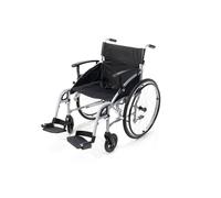 Drive Medical Phantom Self Propel Wheelchair, Grey, Lightweight Aluminium Frame, Quick-Release 24" Wheels.