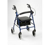 Drive Medical R6-23BL Lightweight Aluminium Folding Rollator - Vivid Blue