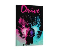 Drive Movie Poster - Ryan Gosling in A Stylish Neo-Noir Thriller of Cars And Crime (11) Poster Cool Artworks Painting Wall Art Canvas Prints Hanging Picture Posters 24x36inch(60x90cm)