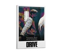 Drive Movie Poster - Ryan Gosling in A Stylish Neo-Noir Thriller of Cars And Crime (24) Painting On Canvas Wall Art Poster Scroll Picture Print Walls Decor Home Posters 24x36inch(60x90cm)