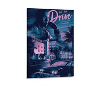 Drive Movie Poster - Ryan Gosling in A Stylish Neo-Noir Thriller of Cars And Crime (4) Canvas Painting Poster Wall Art Decorative Picture Prints Modern Decor 24x36inch(60x90cm)