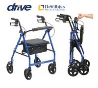 Drive R6 Lightweight Aluminium Rollator Blue - R6BL-59