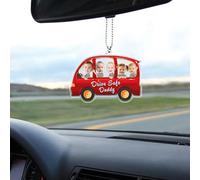 Drive Safe Daddy Car Hanger Personalised Photo Car Hanging Ornament Custom Photo Name Gift Car Gifts for Son Daughter Dad Mom Car Interior Decoration (Style 5)