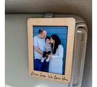Drive Safe I Love You Visor Clip - Drive Safe Car Visor Photo Clip For Dad, Husband - Car Accessories For Men - Photo Visor Clips For Cars - New Driver Gifts - Polaroid Picture Holder For Cars