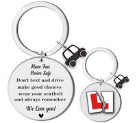 Drive Safe Keyring New Driver - Congratulations Learner Driver Passed Driving Test New Car Gifts 17th Birthday Gift for Teenage Girls Boy Daughter Son Christmas Back To School Birthday Presents