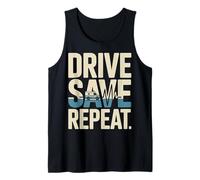 Drive Save Repeat Ambulance EMT Paramedic Tank Top
