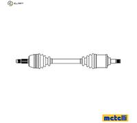 METELLI 17-0078 Drive shaft