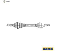 METELLI 17-0381 Drive shaft