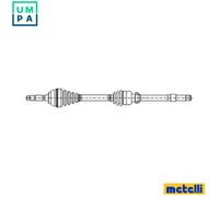 METELLI 17-1391 Drive shaft