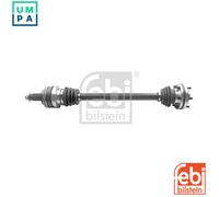 Febi CV Drive Shaft Driveshaft Rear Left fits BMW 3 2004-2013