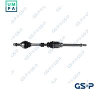GSP Driveshaft 39100BB24C for Nissan Qashqai 2007-2014 / X-Trail 2007-2013 Front Right