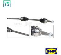 Driveshaft Front Axle Right DK66.054 SNR for PEUGEOT CITROËN FIAT