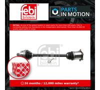 Drive Shaft fits AUDI A4 B6, B7 1.9D Front Right 00 to 08 Manual Transmission