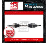 Drive Shaft fits VAUXHALL CORSA D 1.7D Front Left 06 to 14 Driveshaft 0374647