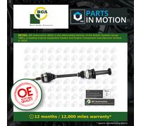 BGA Drive Shaft DS9639R - Front Right for Volkswagen Transporter 1.9/2.0 (OE 7E0407272AA)