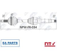 Drive Shaft for FORD TRANSIT NTY NPW-FR-034 fits Front Axle