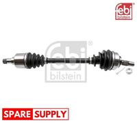DRIVE SHAFT FOR PEUGEOT 2008 207 208 FEBI BILSTEIN 182592 FITS FRONT AXLE LEFT