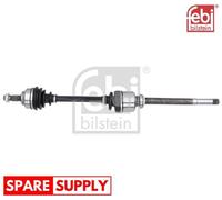 DRIVE SHAFT FOR PEUGEOT 3008 307 308 FEBI BILSTEIN 181272 FITS FRONT AXLE RIGHT