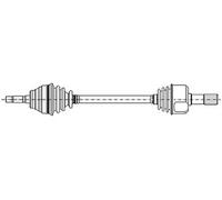 Drive Shaft for PEUGEOT 406 METELLI 17-0283