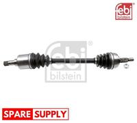 DRIVE SHAFT FOR RENAULT FLUENCE FEBI BILSTEIN 182865 FITS FRONT AXLE LEFT