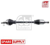 DRIVE SHAFT FOR RENAULT FLUENCE FEBI BILSTEIN 182889 FITS FRONT AXLE LEFT
