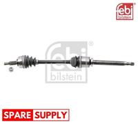DRIVE SHAFT FOR RENAULT GRAND SCÉNIC FEBI BILSTEIN 181274 FITS FRONT AXLE RIGHT
