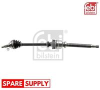 DRIVE SHAFT FOR RENAULT KANGOO MEGANE FEBI BILSTEIN 182817 FITS FRONT AXLE RIGHT