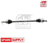 DRIVE SHAFT FOR VAUXHALL COMBO CORSA FEBI BILSTEIN 181290 FITS FRONT AXLE RIGHT