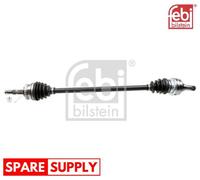 DRIVE SHAFT FOR VAUXHALL COMBO CORSA FEBI BILSTEIN 181290 FITS FRONT AXLE RIGHT