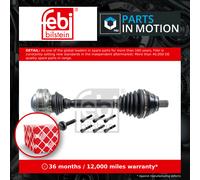 Drive Shaft Front Left 1001655 Febi Driveshaft 5Q0407271G 5Q0407761DV Quality