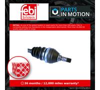 Drive Shaft Front Left 186595 Febi Driveshaft 013124206 013136382 0374547 New