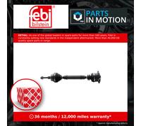 Drive Shaft Front Left 193451 Febi Driveshaft 4B0407271AP 4B0407271F 4B0407451E