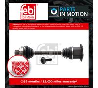 Drive Shaft Front Left or Right 1001661 Febi Driveshaft 8W0407271 8W0407271D New
