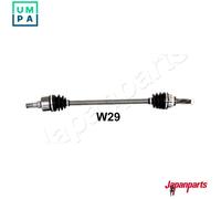 Japanparts Drive Shaft GI-W29 for Daewoo Matiz F8CV 0.8L 3-cylinder