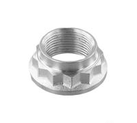 Drive Shaft Hub Nut for 1 Series, 3 Series, 5 Series (E36-E46-E81-E82-E87-E88-E90-E92-F30-F31-Z4), M24x1.5mm Thread, Zinc-Coated Steel, 40mm