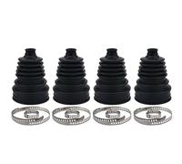 Drive Shaft Joint kit CV Boot Installation Tool 1PCS/4PCS Silicone Constant Speed CV Boot Joint Dust Kit Cover Universal Ball Round Clamp With Clips(4PCS)