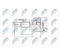 OUTER CV JOINT CITROEN C1 2005-, PEUGEOT 107 2005-, TOYOTA AYGO 2005-