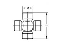 LÖBRO Drive Shaft Coupler FIAT,PEUGEOT,TOYOTA U 024 05273310AB,280191,3401A022 Joint, propeller shaft 3401A458,3401A574,370001AA0A,370001AA1A