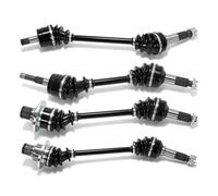 Drive Shaft Kit Front Rear CV Joint Axle Assembly For Rhino 450 YXR450F 06 07 08 09 For Rhino 660 YXR660F 2004 2005 2006 2007(Complete Set)