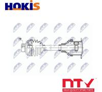 Driveshaft Front Axle Manual Transmission NPW-AU-009 NTY for AUDI A5 A4 B8