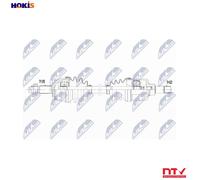Original NTY Drive Shaft NPW-CT-069 For Citroën Peugeot