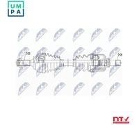 DRIVE SHAFT NPW-CT-103 FOR CITROËN C3/AIRCROSS/II/Van HNZ /HNY /HNS /HNP 1.2L