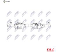 DRIVE SHAFT NPW-CT-170 FOR PEUGEOT CITROËN HMR /HMZ /HMY 1.2L 3cyl 301 1.2L