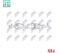 DRIVE SHAFT NPW-FR-170 FOR FORD JTJA/JTJB 1.6L 4cyl FIESTA VI