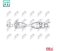 NTY NPW-FR-209 Drive shaft